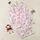 Women's Whimsical Fuchsia Pink Bubblegum Pink Cartoon Flamingo Heart Pattern on White Satin Pajamas Set - 1