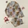 Whimsical Animal Lovers' Heather Grey Fluffy Highland Cow Calf Leopard Print Bow Pattern Satin Pajamas Set - 1
