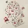 Women's Whimsical Hand-Drawn Cream Christmas Santa Sleigh Gingerbread Candy Cane Pattern Satin Pajamas Set - 1