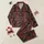 Women's Festive Crimson Red Forest Green Tartan Plaid Minimalist Reindeer Star Christmas Tree Graphic Satin Pajamas Set - 1