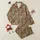 Women's Illustrative Warm Brown Tan Leopard Print with Stylized Cohesive Bow Pattern Satin Pajamas Set - 1