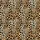 Women's Illustrative Warm Brown Tan Leopard Print with Stylized Cohesive Bow Pattern Satin Pajamas Set - 2