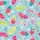Women's Sky Blue Intricate Japanese Fan Cherry Blossom Fuchsia Teal All-Over Print Satin Pajamas Set - 2