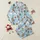 Holiday Enthusiasts' Whimsical Sky Blue Hand-Drawn Gnomes Snowmen Reindeer Christmas Trees Pattern Satin Pajamas Set - 1
