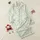 Nature Lovers' Delicate Intertwined Watercolor Botanical Leaf & Vine Pattern on White with Mint, Sage, Olive, & Soft Pink Satin Pajamas Set - 1