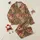 Women's Illustrative Tan Leopard Print with Fuchsia Hibiscus & Dark Tropical Leaves Satin Pajamas Set - 1