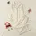 Women's Soft Beige Ivory Monochromatic Abstract Organic Texture Pattern Satin Pajamas Set - 1