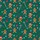 Festive Holiday: Gingerbread Men, Candy Canes, Holly & Snowflakes Emerald Wearable Satin Pajamas Set - 2