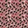 Women's Artistic Abstract Dusty Rose Matte Black Red Organic Animal Print Satin Pajamas Set - 2
