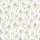 Women's Serene Watercolor Iris Floral Pattern in Periwinkle and Soft Blue Satin Pajamas Set - 2