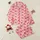 Women's Whimsical Bubblegum Pink Red Hand-Drawn Bows & Hearts Graphic Pattern Satin Pajamas Set - 1