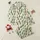 Women's Whimsical Christmas Forest Pattern, Hand-Drawn Evergreen Trees, Red-Orange Bows, Terracotta Dots, Creamy Off-White Satin Pajamas Set - 1