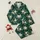 Women's Emerald Green Chinoiserie Cranes Camellia Cherry Blossom Floral Satin Pajamas Set - 1