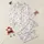 Women's Vintage Hand-Drawn Winking Santa HO HO Muted Red Snowflake Candy Cane Pattern Satin Pajamas Set - 1