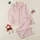 Women's Pale Pink Whimsical Hand-Drawn Bows, Hearts, Stars & Subtle Vertical Stripes Pattern Satin Pajamas Set - 1