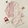 Women's Split Pink Off-White Vintage Floral Birds Botanical Motif Design Satin Pajamas Set - 1