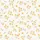 Women's Minimalist Hand-Drawn Marigold Floral Rustic Creamy Off-White & Olive Green Botanical Pattern Satin Pajamas Set - 2
