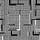 Stylish Geometric Pattern: Abstract Black White Houndstooth Design with Linear Blocks Satin Pajamas Set - 2