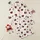 Women's Creamy Off-White Elegant Deep Burgundy & White Outline Hearts & Swirling Butterflies Illustrative Pattern Satin Pajamas Set - 1