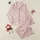 Women's Playful Abstract Organic Leopard Spot in Pale Blush Pink & Muted Rose Satin Pajamas Set - 1