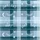 Women's Dark Teal Light Blue-Grey Plaid Grid Whimsical Sleep Moons Stars 'zzZ' Eye Script Satin Pajamas Set - 2