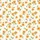 Cottagecore Lovers' Whimsical Creamy Off-White Yellow-Orange Daisy & Green Leaf Pattern Satin Pajamas Set - 2