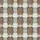 Women's Whimsical Hand-Drawn Brown Bear Muted Orange Basketball Charcoal Plaid MIDSUMMER Pattern Satin Pajamas Set - 2