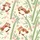 Women's Whimsical Red Panda & Soft Green Bamboo Forest Pattern with Pastel Pink Cherry Blossoms Satin Pajamas Set - 2