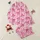 Women's Soft Pastel Pink Painterly Fuchsia Bow Muted Deep Pink Heart Seamless Pattern Satin Pajamas Set - 1