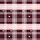 Women's Deep Maroon White Rose Pink Classic Plaid Pattern with Subtle Graphic White Hearts Satin Pajamas Set - 2