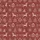 Women's Plus Size Cranberry Red & Cream-Beige Scandinavian Folk Art Winter Festive Pattern Satin Pajamas Set - 2