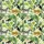 Women's Vibrant Off-White Jungle Wildlife Botanical Pattern: Exotic Animals, Lush Tropical Foliage, Natural History Illustration Style Satin Pajamas Set - 2