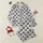 Cat Lovers' Playful Black Cats Peeking Minimalist Heather Grey Paw Print Design Satin Pajamas Set - 1