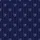 Women's Minimalist Deep Navy Striped White Hand-Drawn Heart Repeat Design Satin Pajamas Set - 2