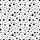 Modern Minimalists' White Black Scattered Five-Pointed Stars Graphic Pattern Satin Pajamas Set - 2