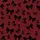 Women's Bold Maroon Red Black Scattered Stylized Bows Flat Graphic Pattern Satin Pajamas Set - 2