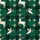 Women's High-Contrast Emerald Green Black Tartan Plaid Folk Art Cherub Reindeer Snowflake Motif Satin Pajamas Set - 2