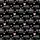 Women's Black White Pink Positive Affirmation Slogan Hearts All-Over Pattern Satin Pajamas Set - 2