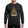 Family's Whimsical Dark Green Christmas Tree with Colorful Chickens, Santa Hat Rooster & Merry Cluckmas Banner Sweatshirt - 1