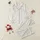 Women's Pristine Off-White Dark Brown Minimalist Scattered Polka Dot Elegant Classic Design Satin Pajamas Set - 1