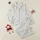 Women's Pristine White Thin Black Vertical Stripe Repeating Bow Tie Line Art Satin Pajamas Set - 1