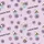 Women's Whimsical Lavender-Pink Cartoon Bee, Muted Purple Dot & "Lovely Bee Happy!" Pattern Satin Pajamas Set - 2