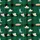 Women's Emerald Green Black Tartan Plaid Periwinkle Blue Cowboy Boot Surfboard Icons Satin Pajamas Set - 2