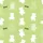 Women's Whimsical Pastel Lime Green Teddy Bear All-Over Print White Silhouettes & 'BEAR' Text Satin Pajamas Set - 2