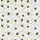 Nature Lovers' Delicate White Mustard Yellow Bumblebee & Charcoal Grey Botanical Pattern Satin Pajamas Set - 2