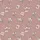 Women's Muted Dusty Rose Hand-Drawn Botanical Bloom Pattern Sage Green Leaves Cream Flowers Satin Pajamas Set - 2