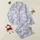 Mythology & Nature Lovers' Vintage Indigo Toile De Jouy Classical Landscape Nymphs Satyrs Swans Satin Pajamas Set - 1