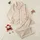 Women's Creamy Beige Botanical Print with Pastel Peach-Pink Blossoms & Sage Leaves Satin Pajamas Set - 1