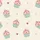 Women's Pale Cream Scattered Cute Cupcake & Heart Pattern with Pink Frosting & Blue Wrappers Satin Pajamas Set - 2
