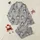 Women's Heather Grey Fluffy Kitten Digital Art Light Blue Eyes Brown Logs Fern Pattern Satin Pajamas Set - 1